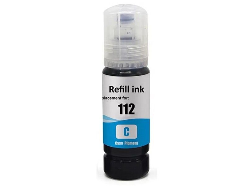 Epson 112 EcoTank Cyan (C13T06C24A) – kompatibilná azúrová náplň 70 ml