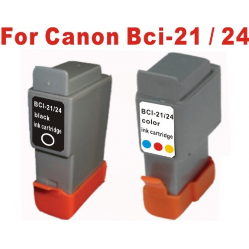 Multipack Canon BCI-24/21BK a C - kompatibilný