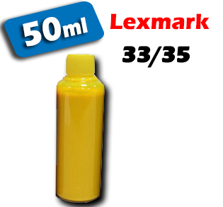 Atrament na plnenie kaziet Lexmark no 33/35 yellow