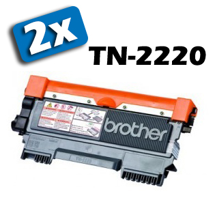 2x Brother TN-2220 - kompatibilný 