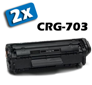 2x Canon CRG703 - kompatibilný 