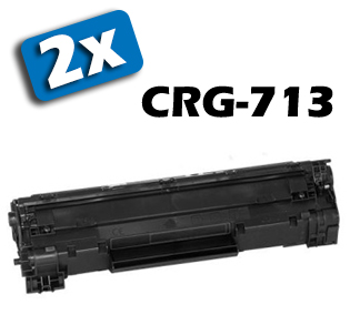 2x Canon CRG713 - kompatibilný 