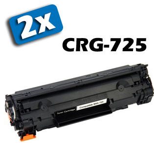 2x Canon CRG725 - kompatibilný 