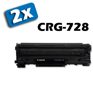 2x Canon CRG728 - kompatibilný 