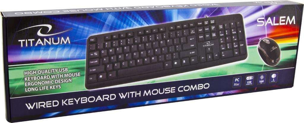 Set klávesnica + USB myš