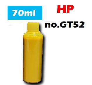 Atrament pre kazety HP No.GT52 žltý - 70ml