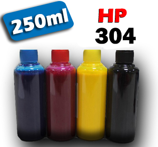 Atrament na plnenie kaziet HP 304 MULTIPACK - 250ml