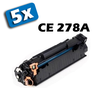 5x HP CE278A - kompatibilný 