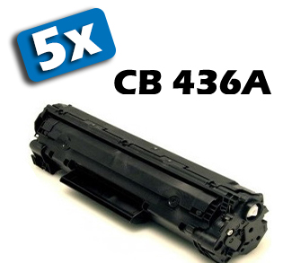 5x HP CB436A - kompatibilný 