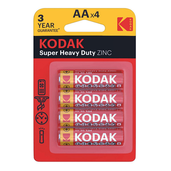 Kodak SUPER HEAVY DUTY AA 4-PACK