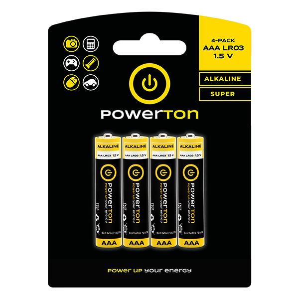 Powerton ENERGY ALKAMAX AAA 4-PACK
