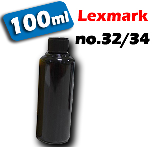 Atrament na plnenie kaziet Lexmark no32/34 black