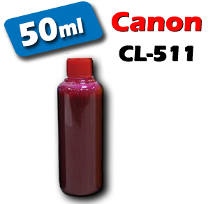Atrament pre kazety Canon CL511/513 magenta 50ml 