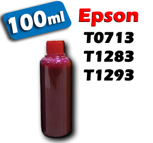 Atrament pre kazety Epson T0713 / T1283 / T1293 magenta 100ml