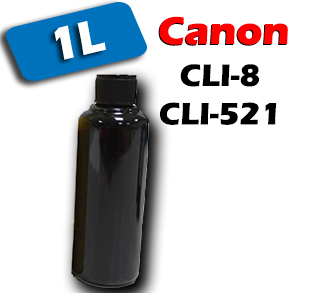 Atrament pre kazety Canon CLI-8/CLI-521 black XXL - 1000ml
